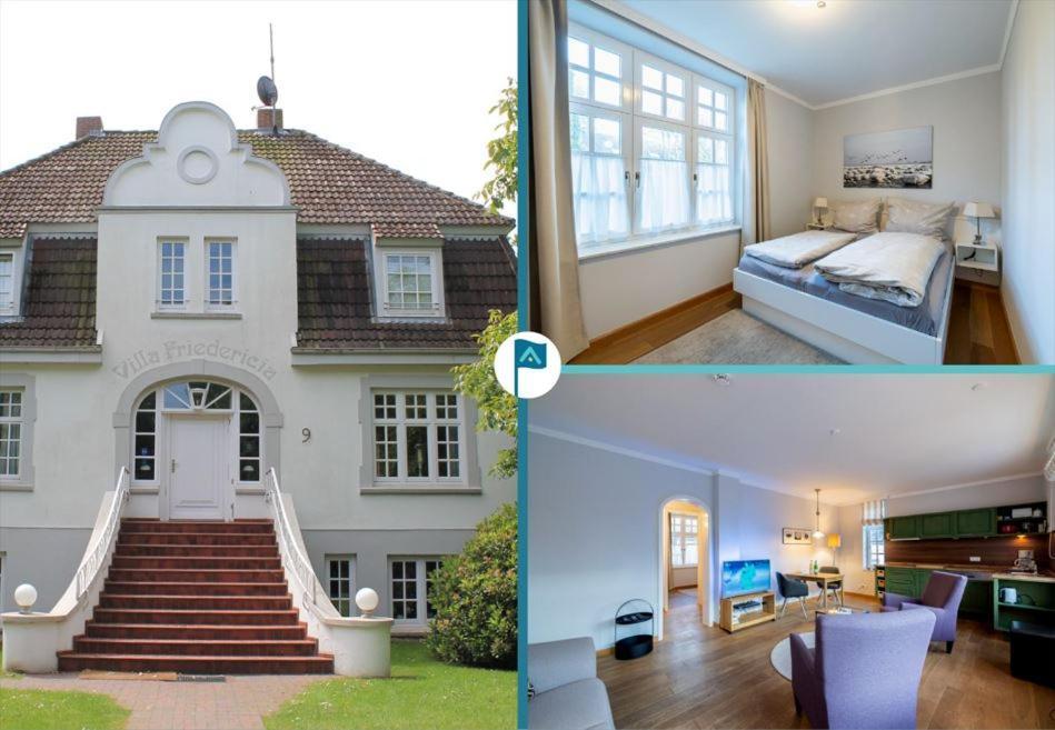 Villa Friedericia, Wohnung 3-Hochparterre Links 비크아프포르 외부 사진